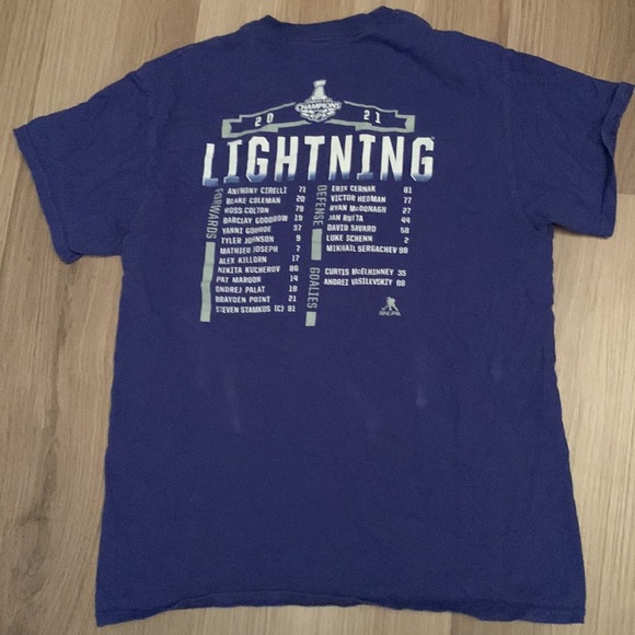 2021 Tampa Bay Lightning Stanley Cup Champions Tee - Picture 3 of 3